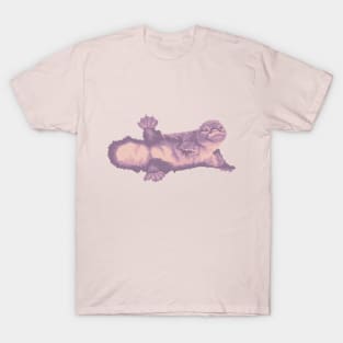 Pretty Pink Platypus Portrait T-Shirt